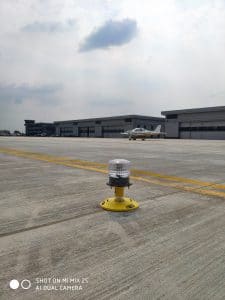 Airfield light from Zhoukou Xihua Airport